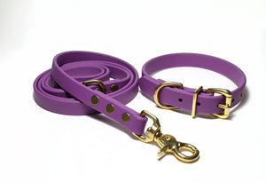 **NEW Grape Biothane Dog Collar - 3/4" (20mm) wide