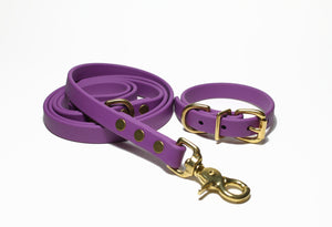 **NEW Grape Biothane Dog Collar - 5/8"(16mm) wide