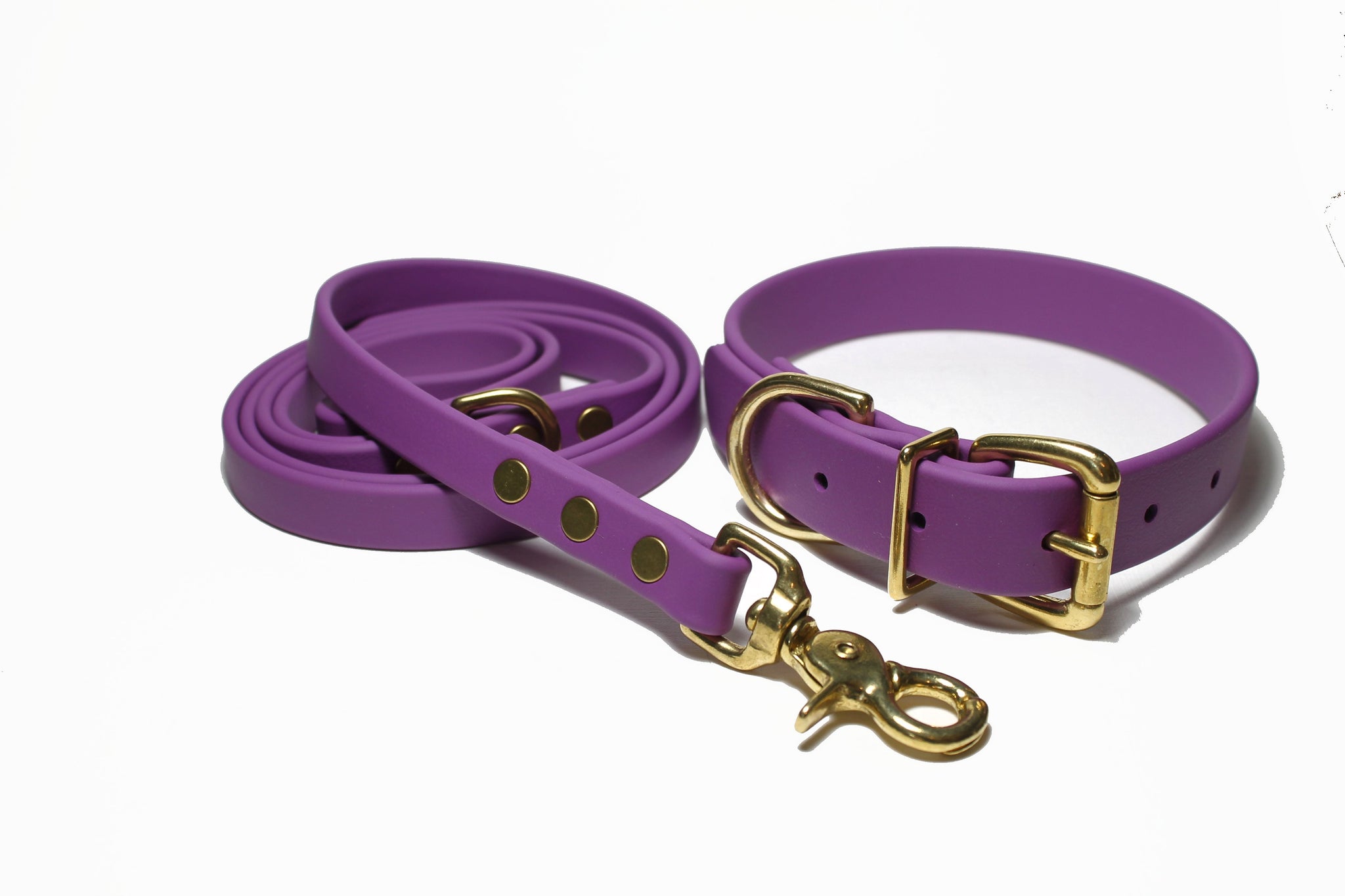 **NEW Grape Biothane Dog Collar - 1 inch (25mm) wide
