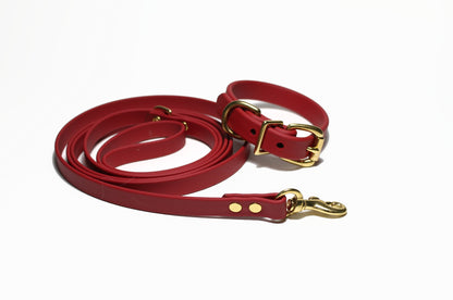 Chili Red Biothane Dog Collar - 5/8"(16mm) wide