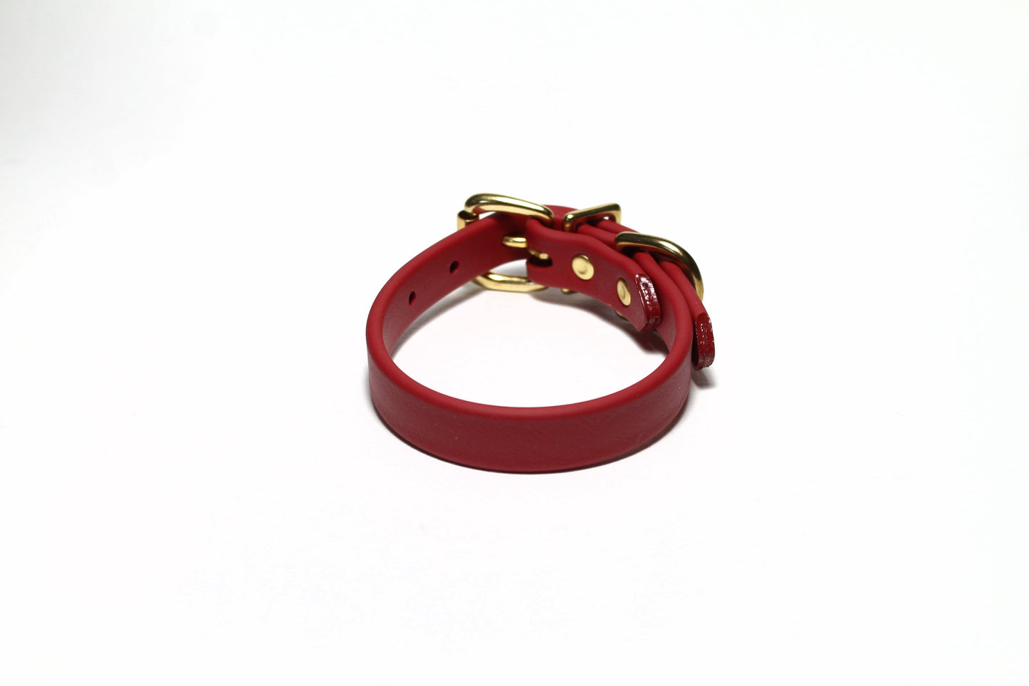 Chili Red Biothane Dog Collar - 5/8"(16mm) wide