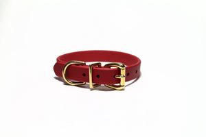**NEW Chili Red Biothane Dog Collar - 3/4" (20mm) wide