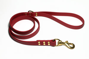 **NEW Chili Red Biothane Large Dog Leash - 3/4" (20mm) wide