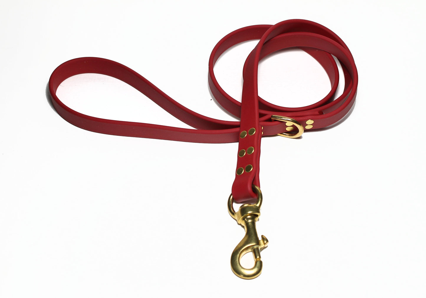 Chili Red Biothane Large Dog Leash - 3/4" (20mm) wide