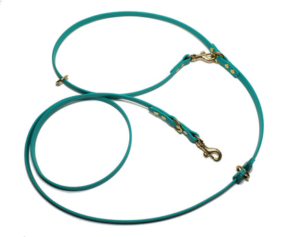 Ultra Thin Convertible Waterproof Leash in Genuine Biothane - Light 9mm (3/8") width
