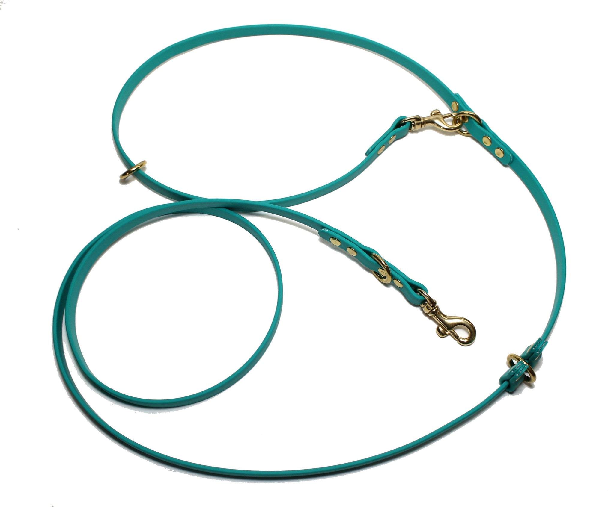 Ultra Thin Convertible Waterproof Leash in Genuine Biothane - Light 9mm (3/8") width