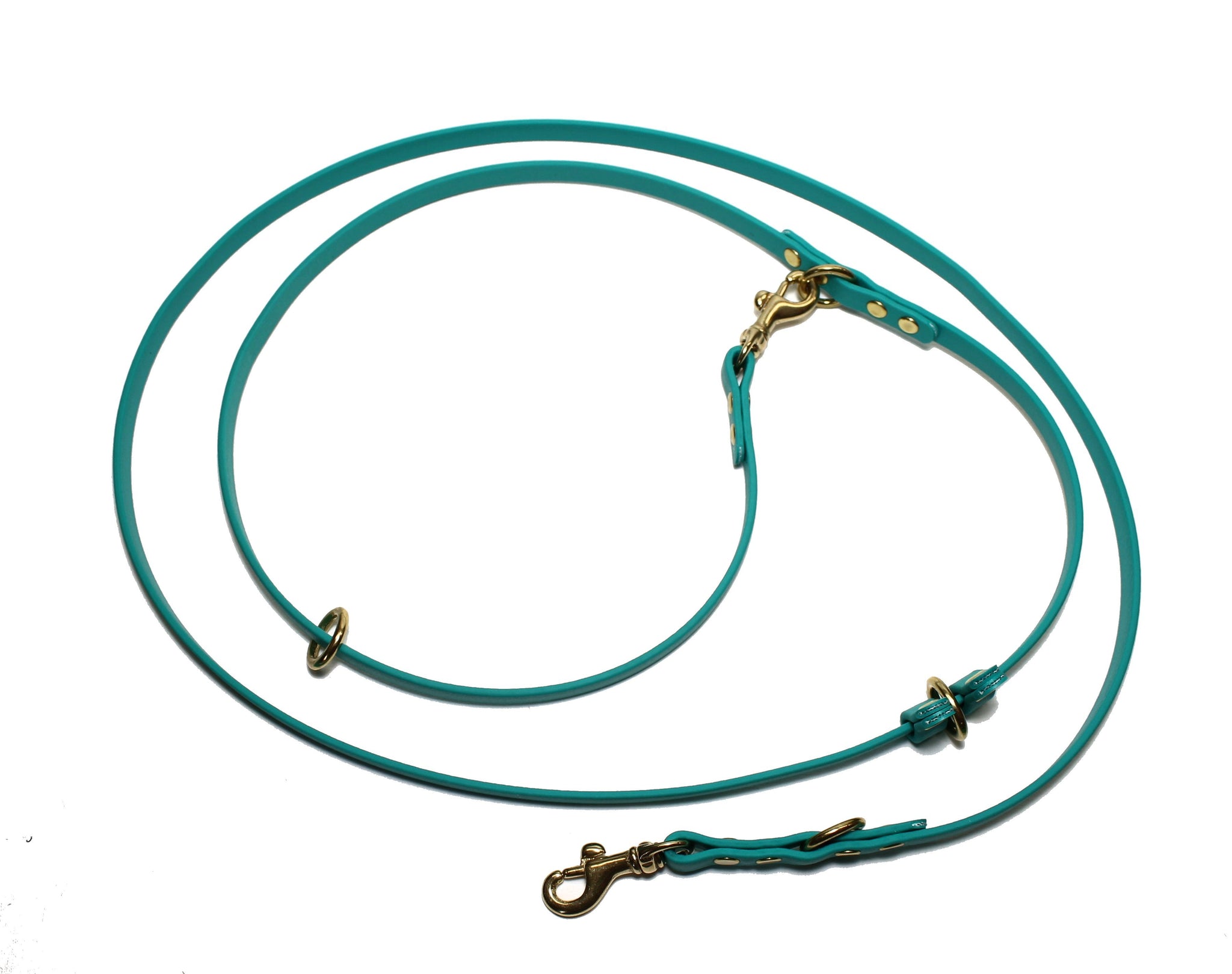 Ultra Thin Convertible Waterproof Leash in Genuine Biothane - Light 9mm (3/8") width