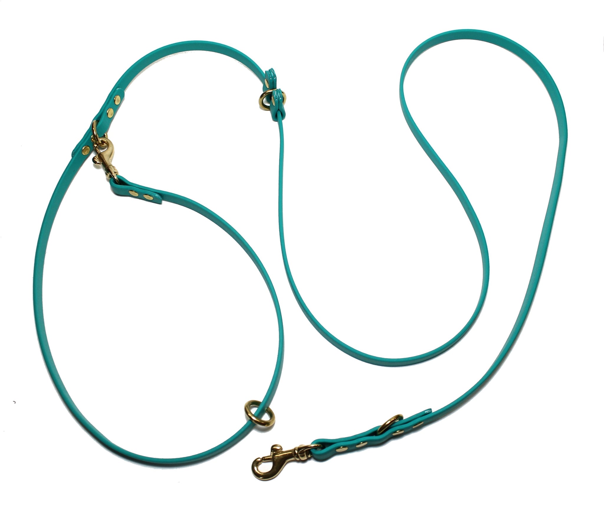 Ultra Thin Convertible Waterproof Leash in Genuine Biothane - Light 9mm (3/8") width