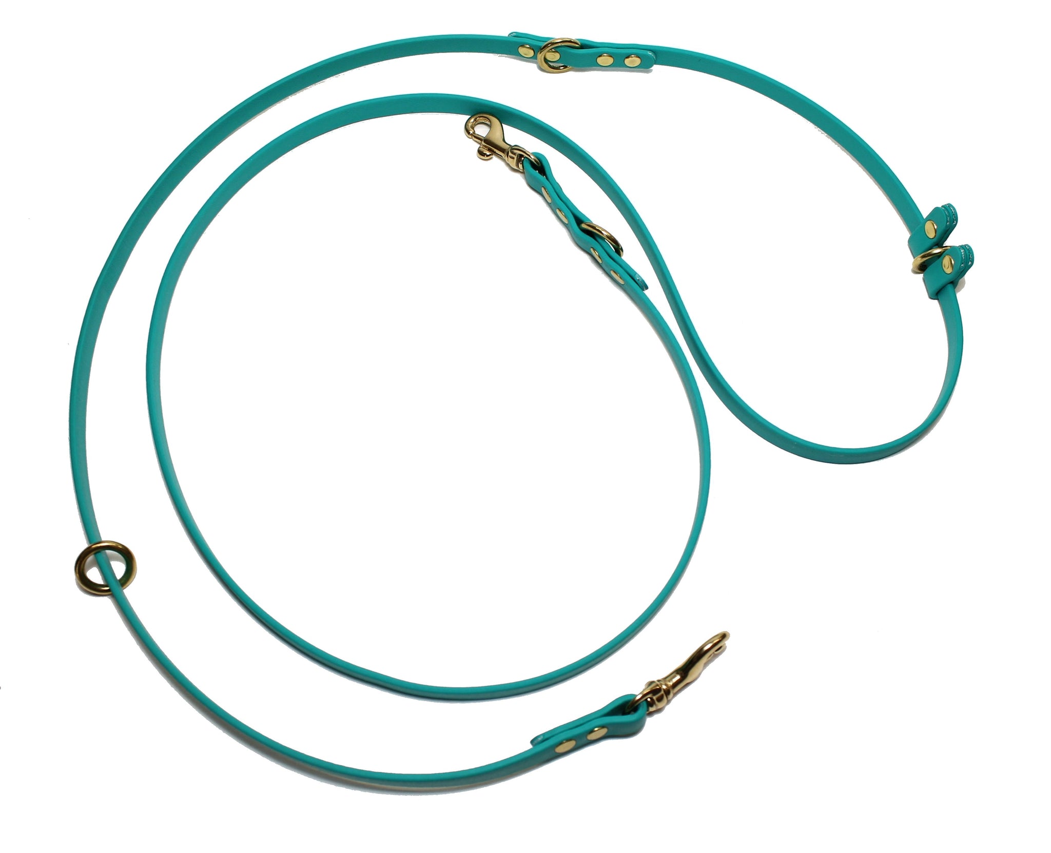 Ultra Thin Convertible Waterproof Leash in Genuine Biothane - Light 9mm (3/8") width