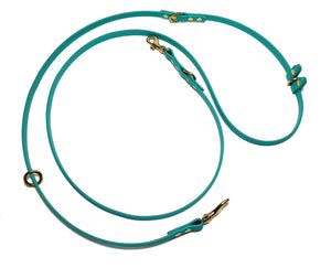 Ultra Thin Convertible Waterproof Leash in Genuine Biothane - Light 9mm (3/8") width
