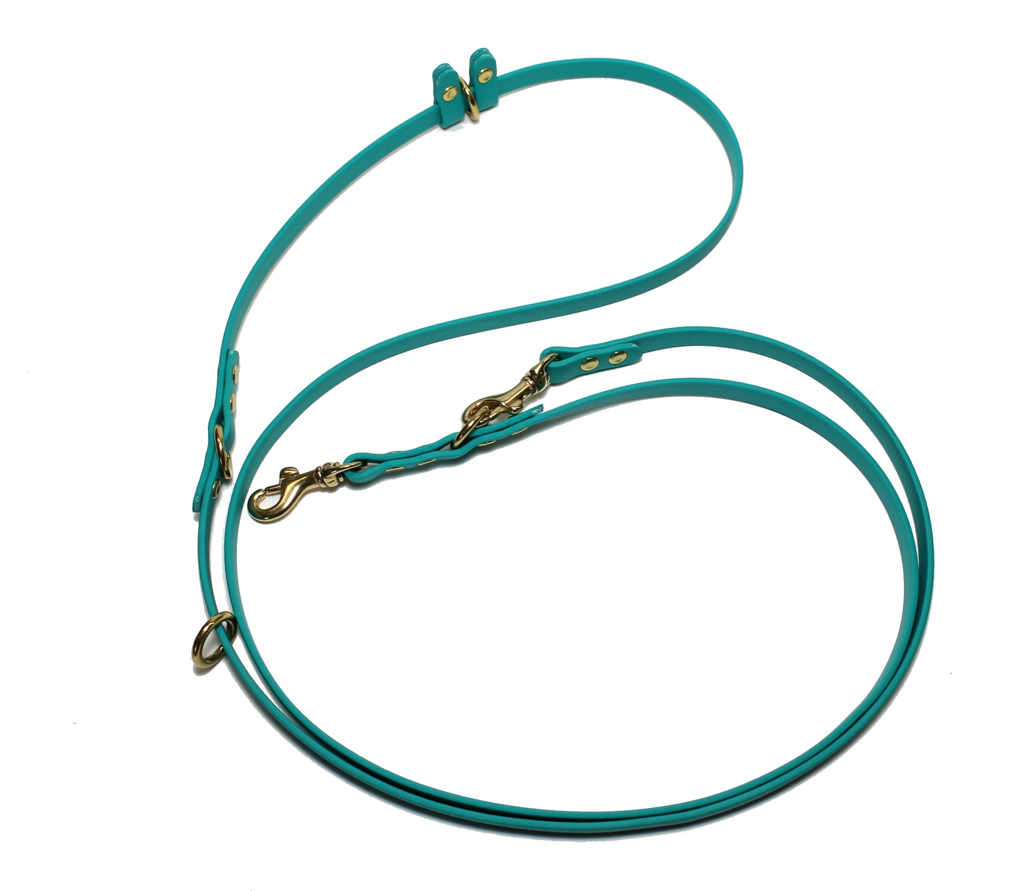 Ultra Thin Convertible Waterproof Leash in Genuine Biothane - Light 9mm (3/8") width