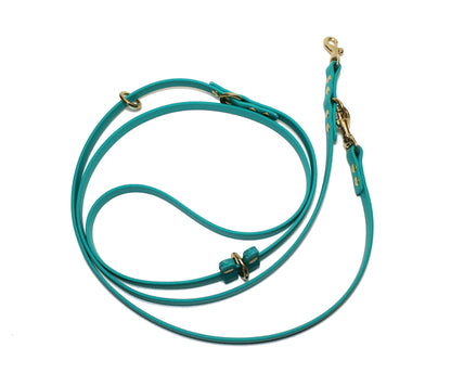 Ultra Thin Convertible Waterproof Leash in Genuine Biothane - Light 9mm (3/8") width