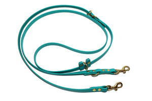 Ultra Thin Convertible Waterproof Leash in Genuine Biothane - Light 9mm (3/8") width