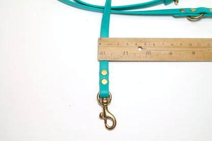 Lighter Weight Waterproof leashes - leash for cats - tracking recall long line - 3/8" (9mm) Biothane