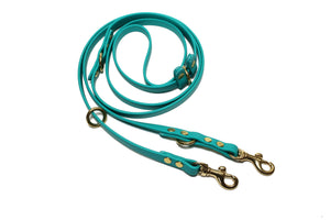 Ultra Thin Convertible Waterproof Leash in Genuine Biothane - Light 9mm (3/8") width