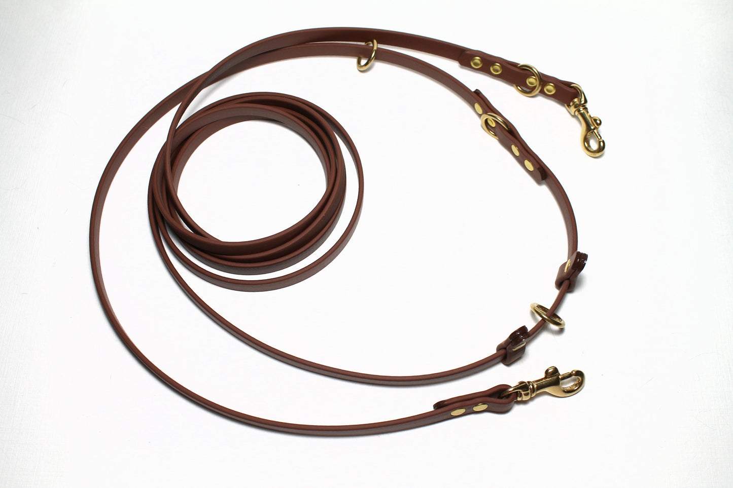 Ultra Thin Convertible Waterproof Leash in Genuine Biothane - Light 9mm (3/8") width