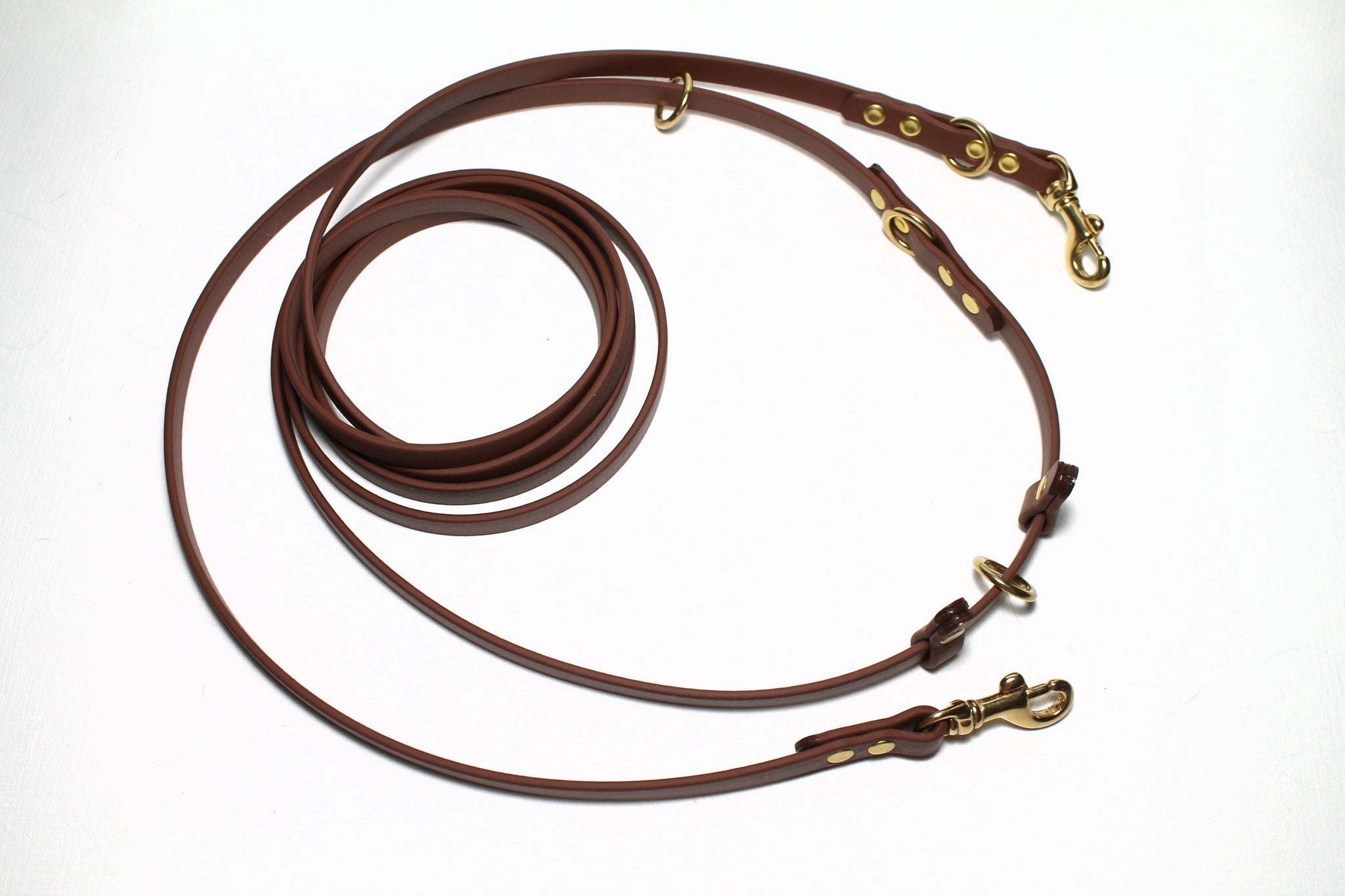 Ultra Thin Convertible Waterproof Leash in Genuine Biothane - Light 9mm (3/8") width