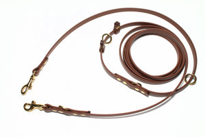 Ultra Thin Convertible Waterproof Leash in Genuine Biothane - Light 9mm (3/8") width