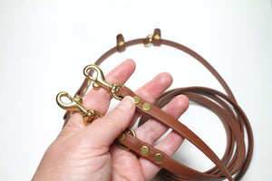Ultra Thin Convertible Waterproof Leash in Genuine Biothane - Light 9mm (3/8") width