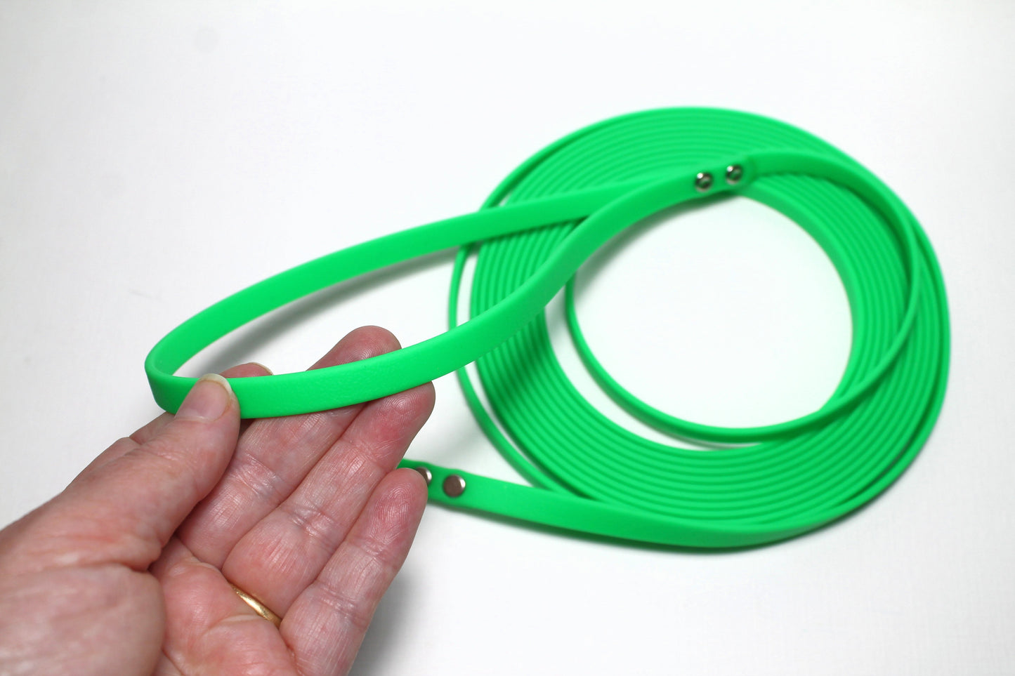 Lighter Weight Waterproof leashes - leash for cats - tracking recall long line - 3/8" (9mm) Biothane