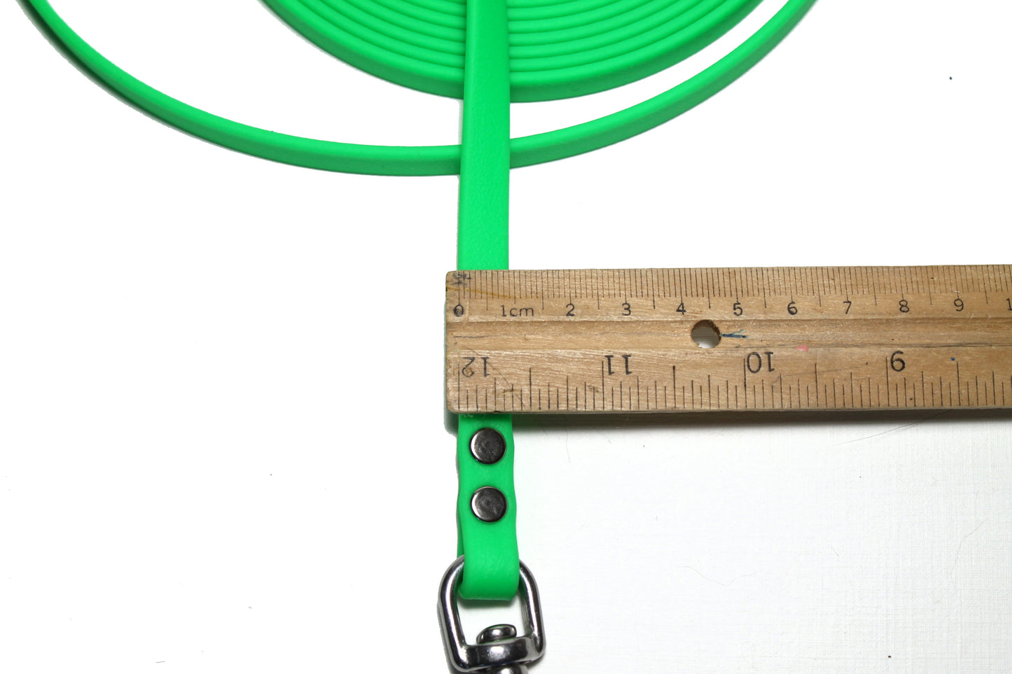 Lighter Weight Waterproof Tracking Recall Long Line - leash for smaller dog or cats - 3/8" (9mm) Biothane