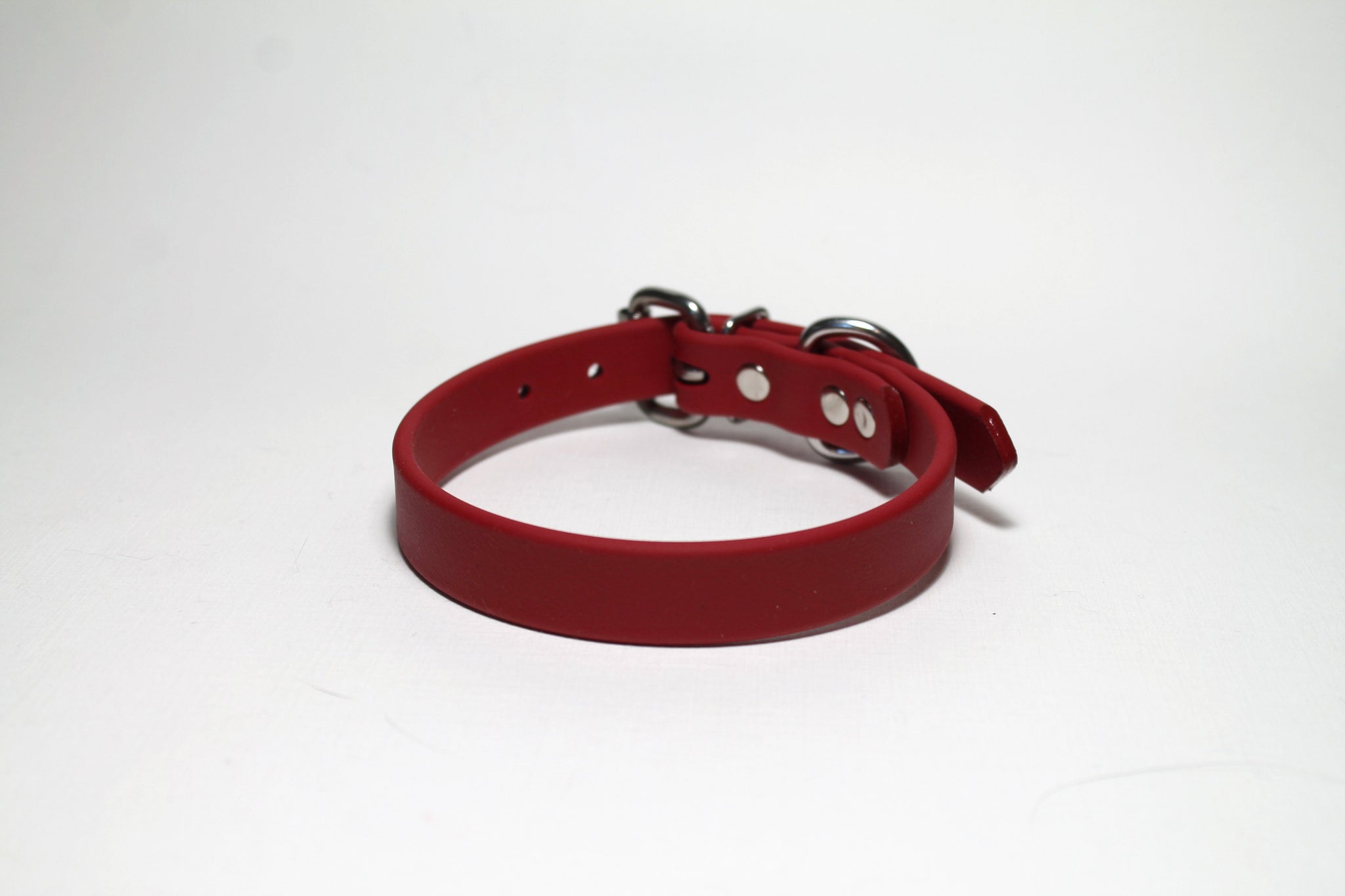 **NEW Chili Red Biothane Dog Collar - 3/4" (20mm) wide