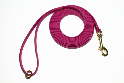 Lighter Weight Waterproof leashes - leash for cats - tracking recall long line - 3/8" (9mm) Biothane