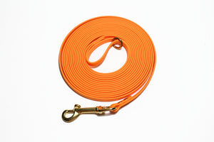 Bright Pumpkin *Extra Thin* Waterproof Tracking Recall Long Line