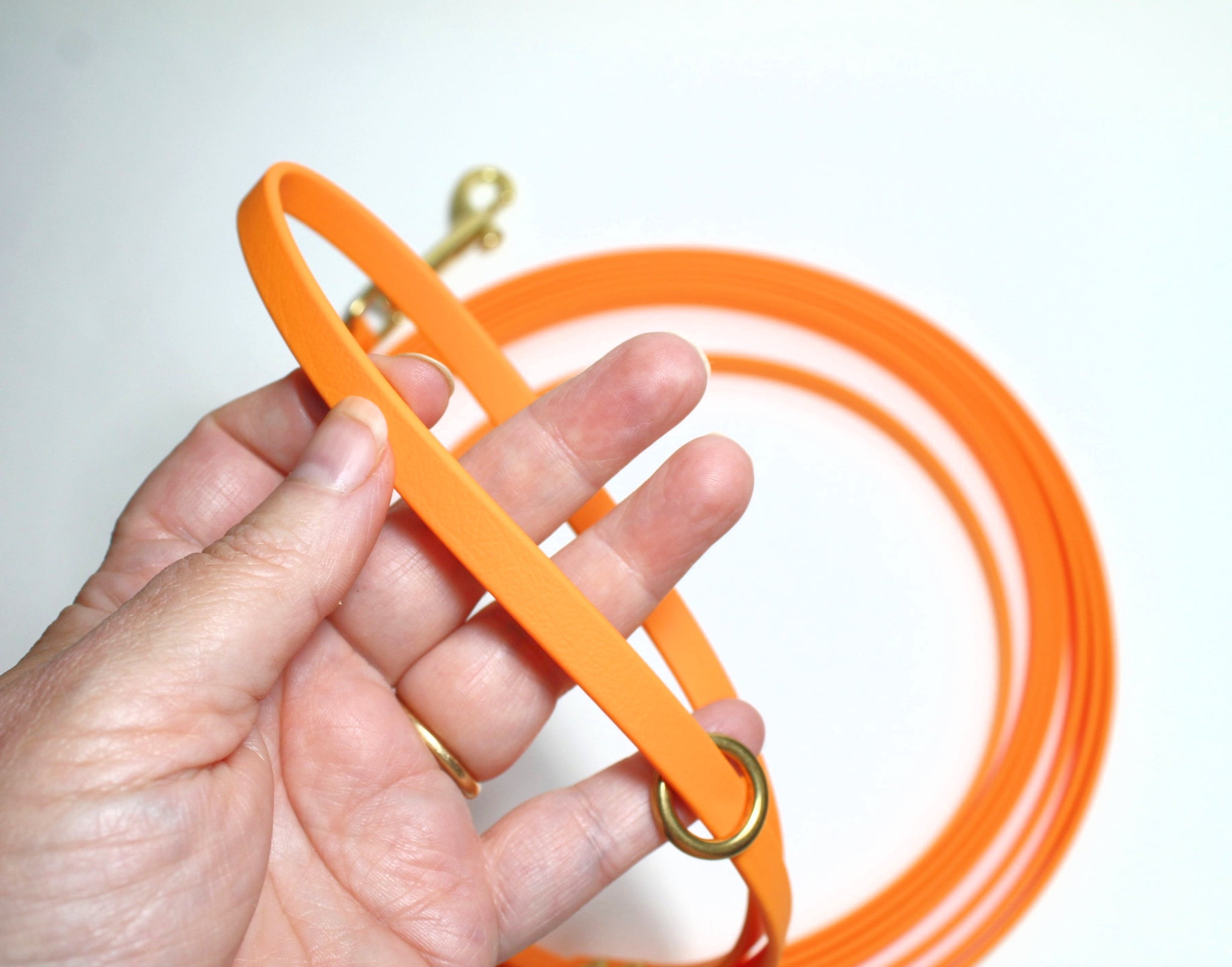 Bright Pumpkin *Extra Thin* Waterproof Tracking Recall Long Line