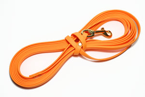 Bright Pumpkin *Extra Thin* Waterproof Tracking Recall Long Line