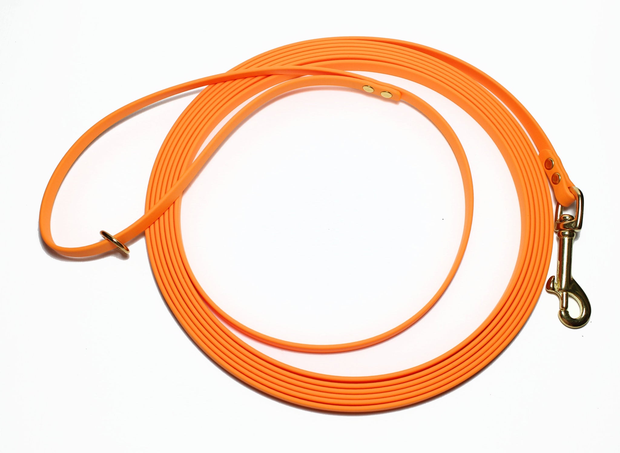 Bright Pumpkin *Extra Thin* Waterproof Tracking Recall Long Line