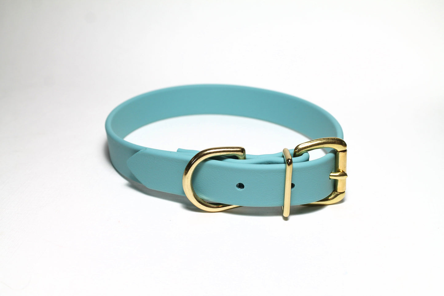Dusty Turquoise Biothane Dog Collar - 1 inch (25mm) wide