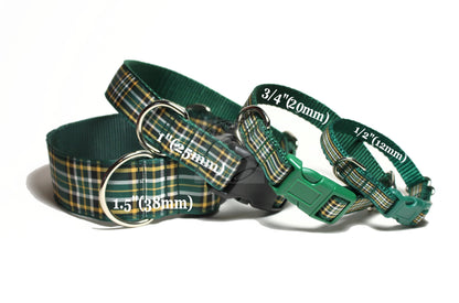 Irish National tartan - dog collar