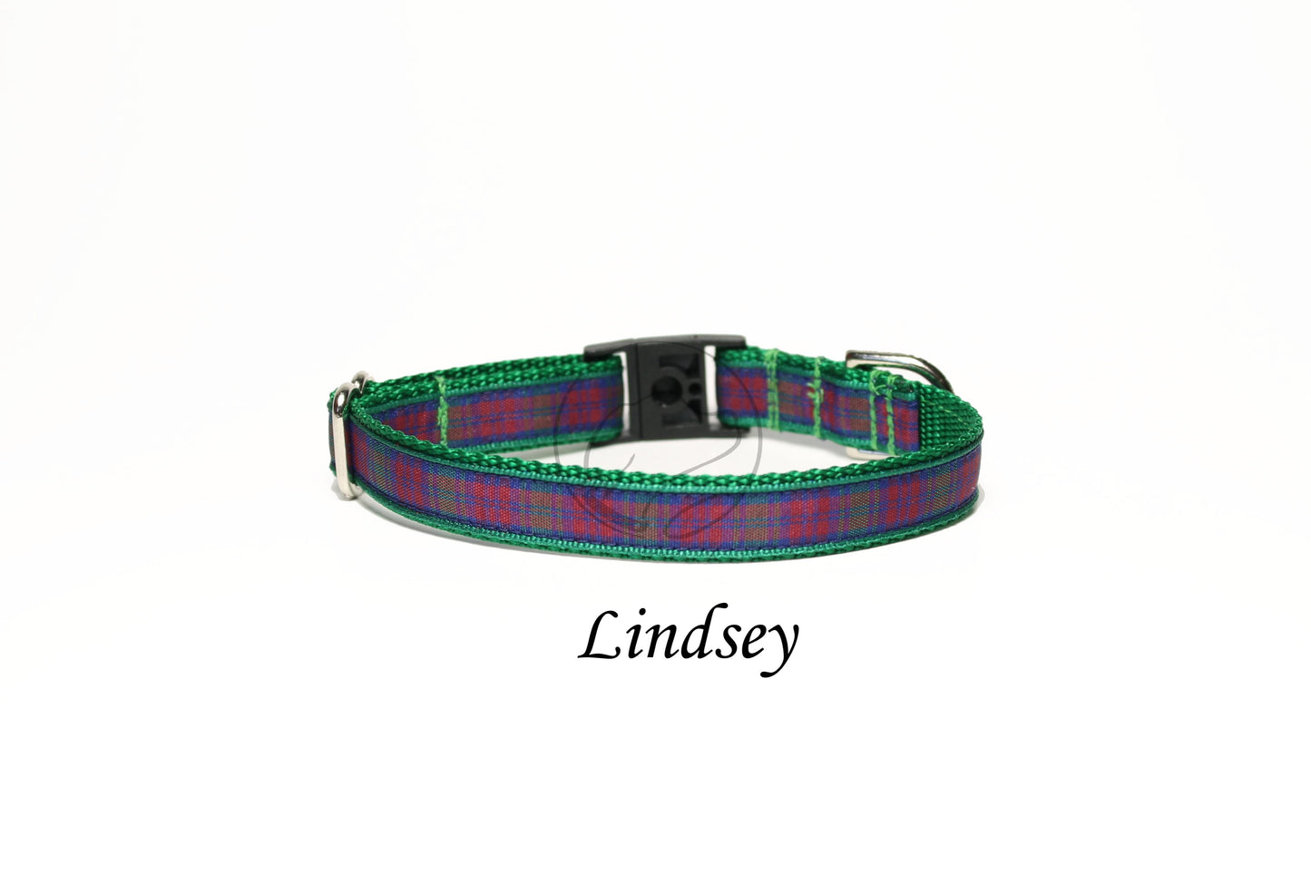 Tartan Cat Collar - Breakaway - 1/2" (12mm) wide