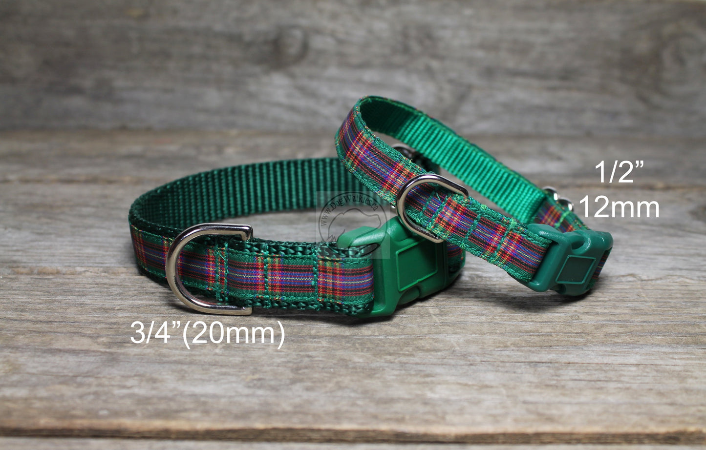 Cameron of Lochiel clan tartan - dog collar