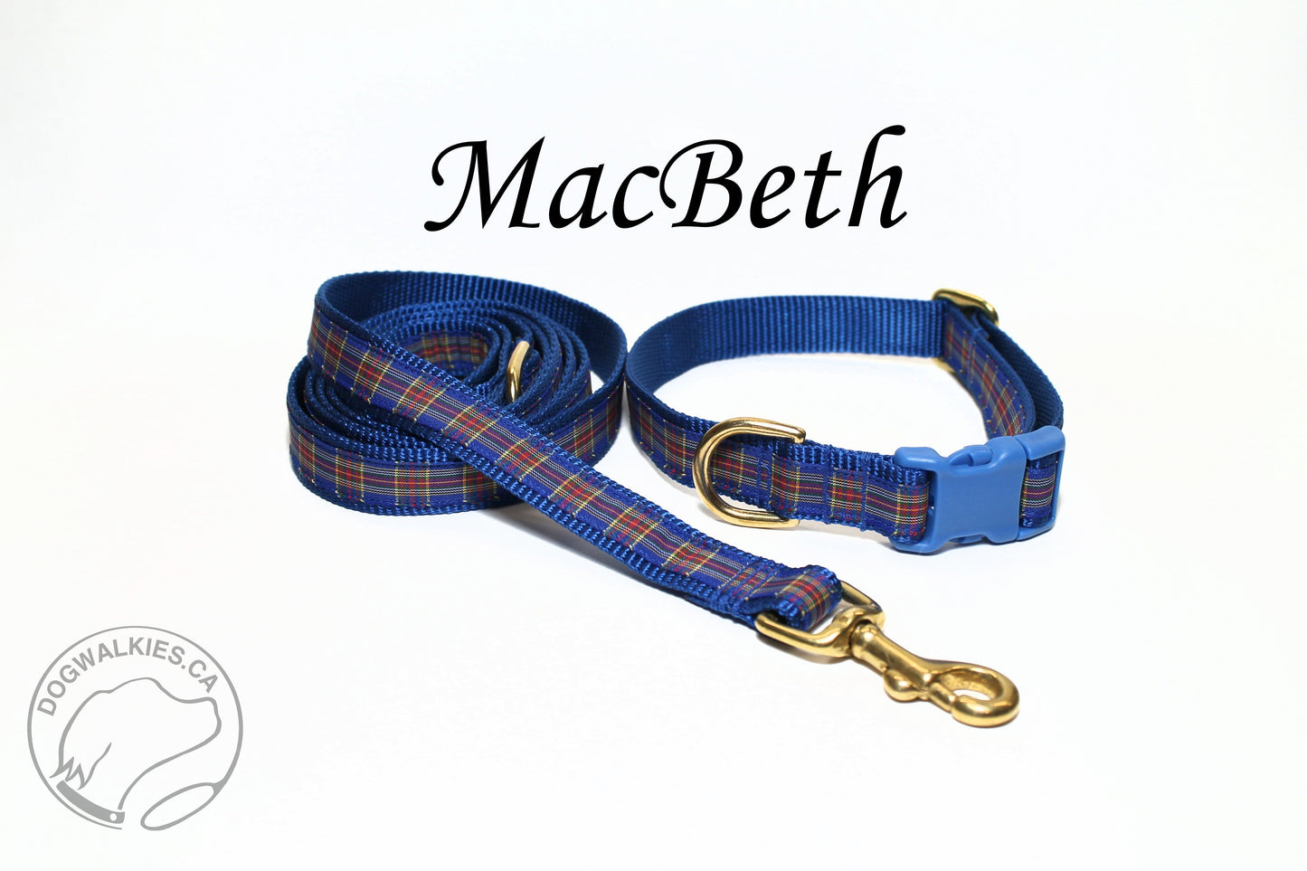 MacBeth (McBeth) clan tartan - dog collar