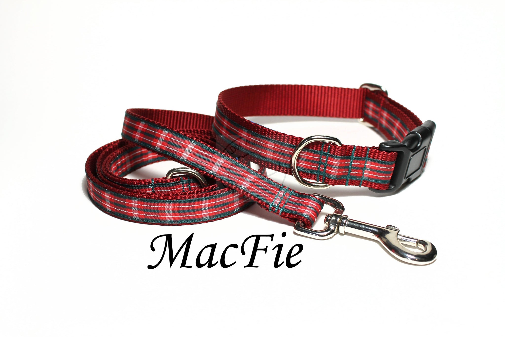 MacFie (McFee) Clan tartan - dog collar