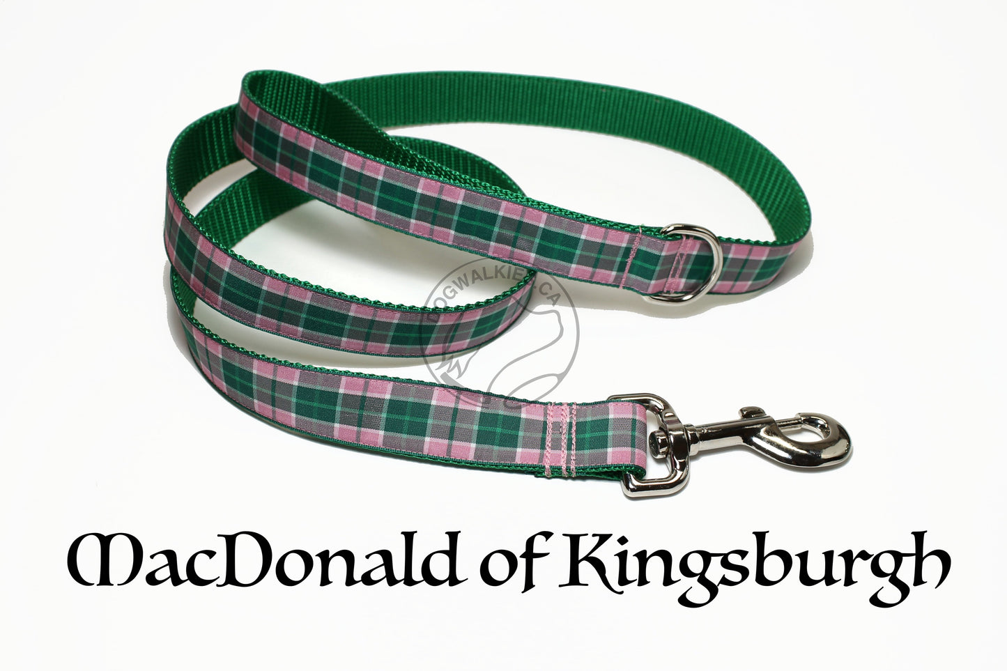 Tartan Dog Leash - MacDonald of Kingsburgh clan Tartan