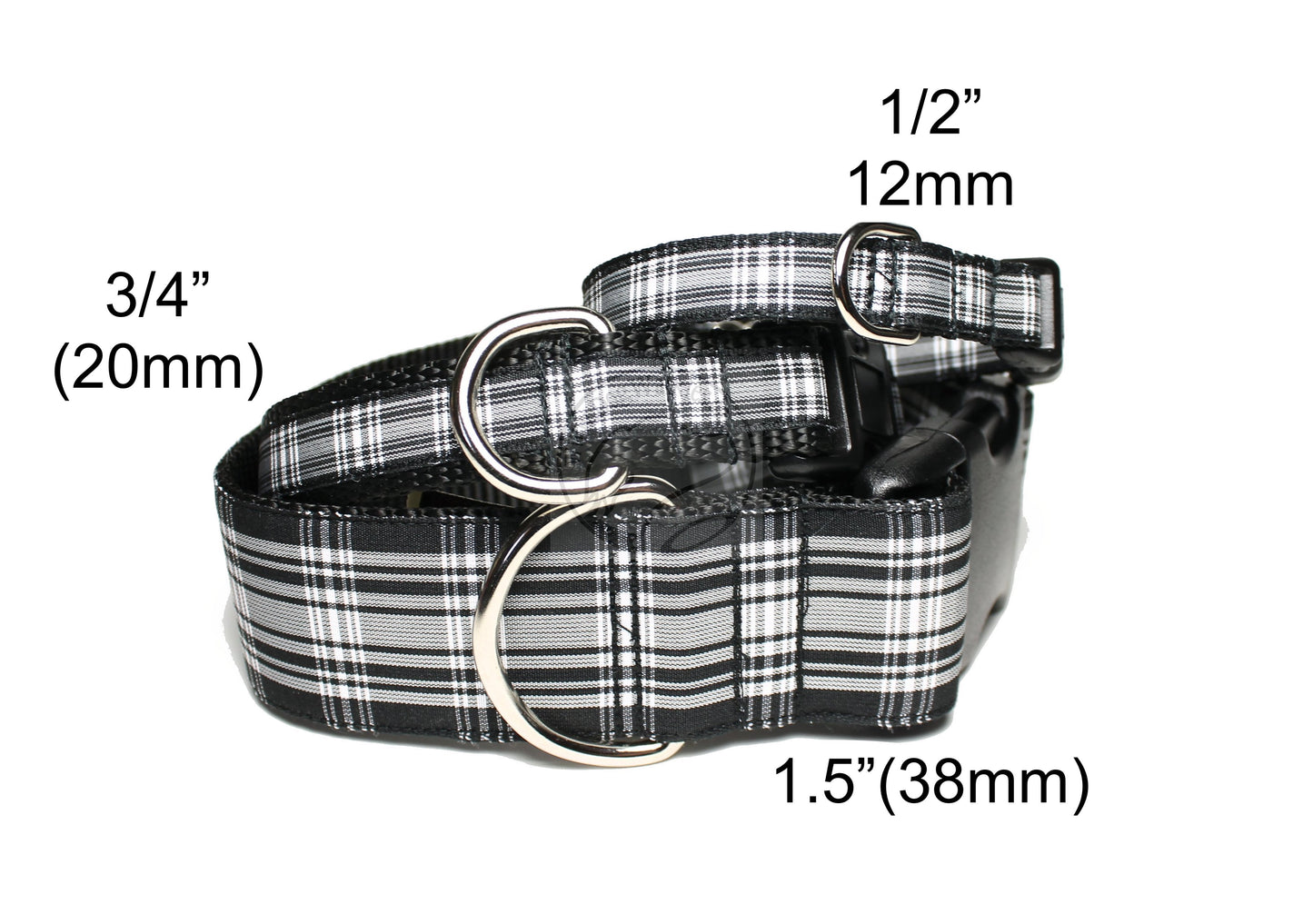 Menzies Clan tartan - dog collar