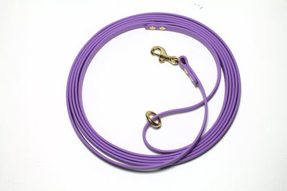 Lighter Weight Waterproof leashes - leash for cats - tracking recall long line - 3/8" (9mm) Biothane