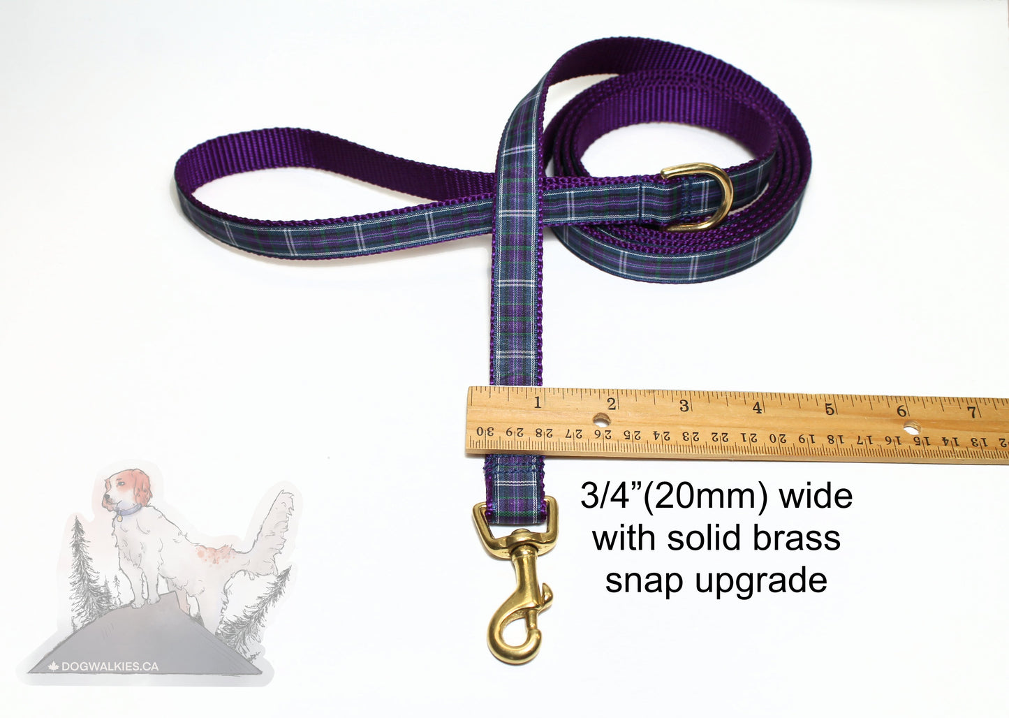 Tartan Dog Leash - Pride of Bannockburn Clan Tartan
