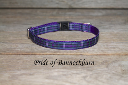 Tartan Cat Collar - Breakaway - 1/2" (12mm) wide