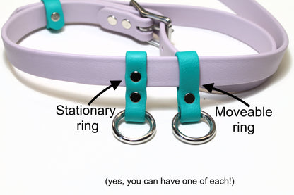 Custom Belt and Leash for hands free walking - Waterproof - utility belt with leash combo