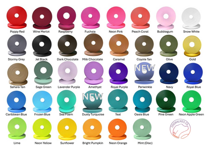 Biothane Thin Two Tone Ring Dog Collar - Waterproof -  1/2" (12mm) wide