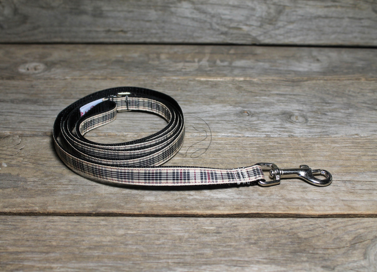 Tartan Dog Leash - Blackberry Plaid