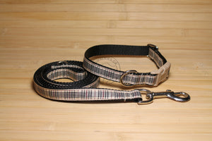 Tartan Dog Leash - Blackberry Plaid