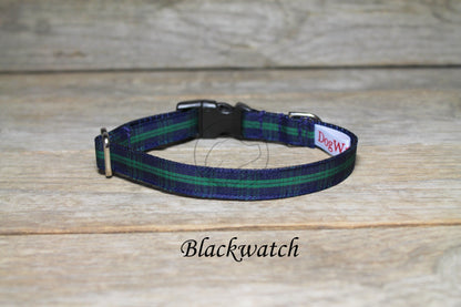 Tartan Cat Collar - Breakaway - 1/2" (12mm) wide