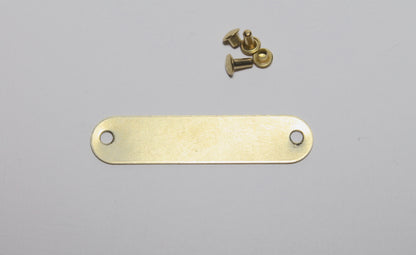 **NEW Tag only - hand stamped - embossed - rustic - collar not included!!