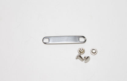 **NEW Tag only - hand stamped - embossed - rustic - collar not included!!