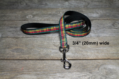 Tartan Dog Leash - Buchanan Clan Tartan